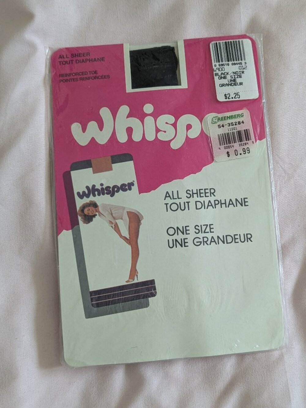 Whisper All Sheer 20 Denier Pantyhose One Size OS